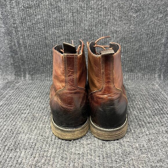 Rodd & Gunn Portal Military Boots Chukka Brown Leather Lace Up Mens 46 / US 13 main image 9